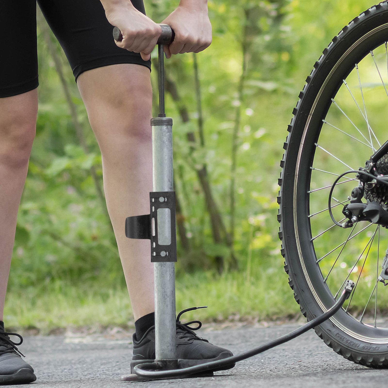 Bike Pump Frame Mount - 2 Pezzi Clip per Pompa Bici