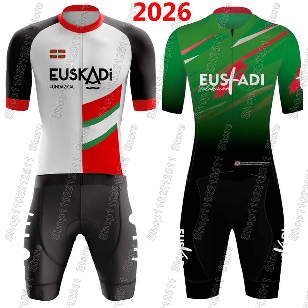 Cycling Commuter Shorts - Completo Ciclismo Euskadi Team 2026 Estivo
