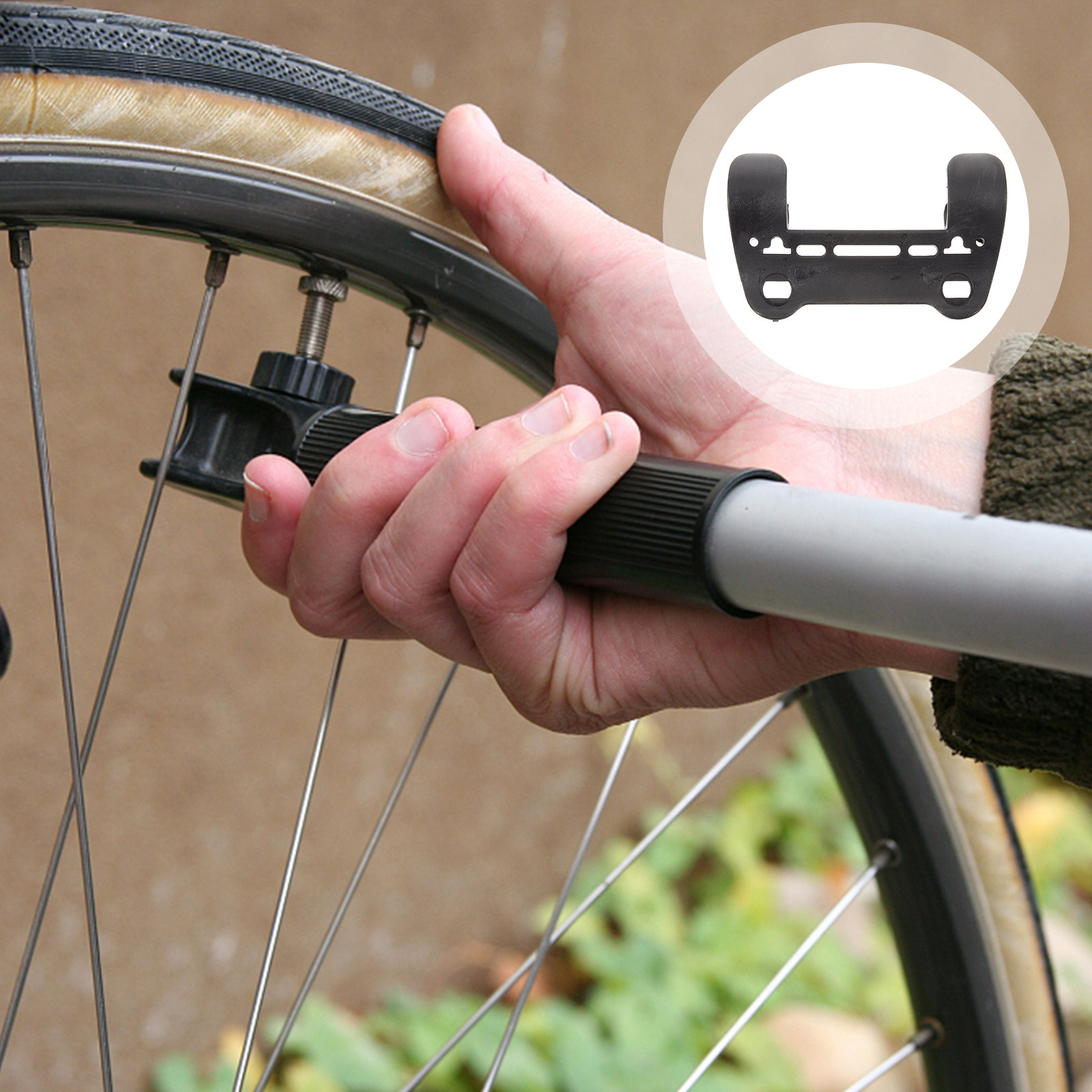 Bike Pump Frame Mount - Supporto Universale Professionale per Pompa Bici